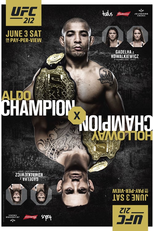 UFC 212: Aldo vs. Holloway - Movie Poster UFC 212: Aldo vs. Holloway - Movie Poster