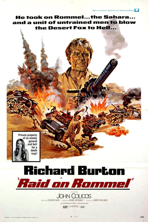 Raid on Rommel - Movie Poster Raid on Rommel - Movie Poster
