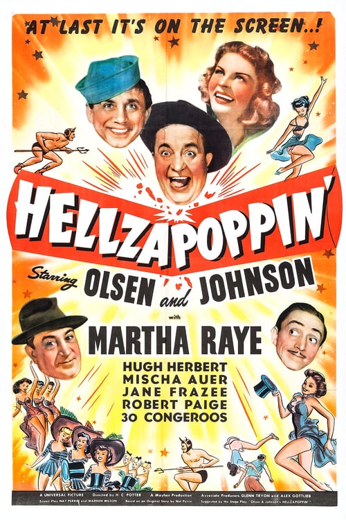 Hellzapoppin' - Movie Poster Hellzapoppin' - Movie Poster
