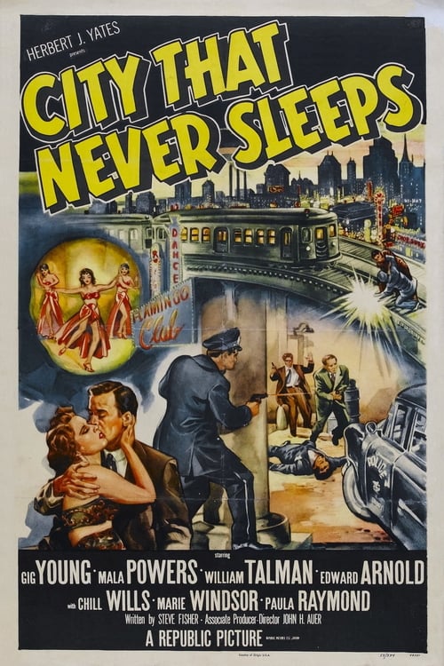 City That Never Sleeps - Movie Poster City That Never Sleeps - Movie Poster
