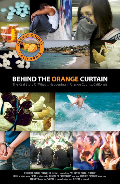 Behind the Orange Curtain - Movie Poster Behind the Orange Curtain - Movie Poster