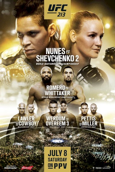 UFC 213: Romero vs. Whittaker - Movie Poster UFC 213: Romero vs. Whittaker - Movie Poster