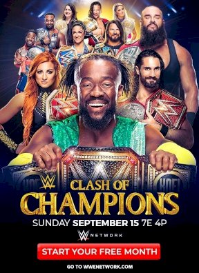 WWE Clash of Champions 2019 - Movie Poster WWE Clash of Champions 2019 - Movie Poster