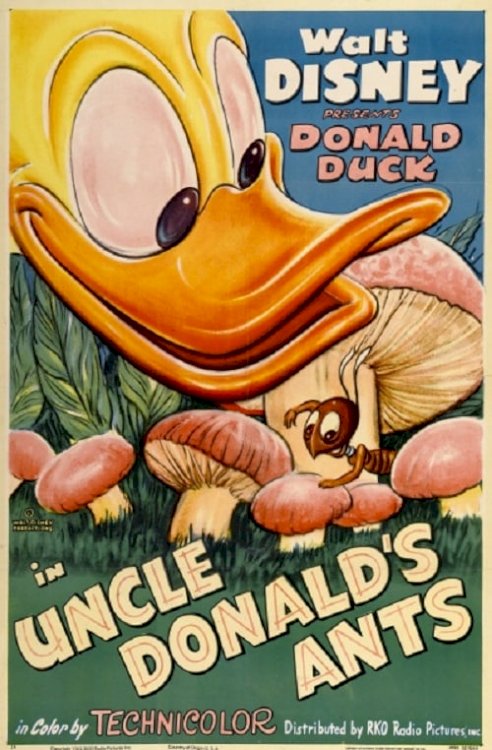 Uncle Donald's Ants - Movie Poster Uncle Donald's Ants - Movie Poster