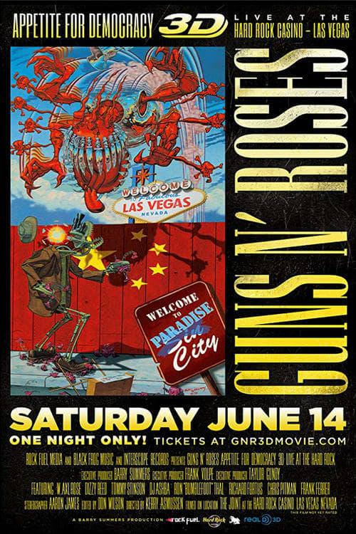 Guns N' Roses: Appetite for Democracy – Live at the Hard Rock Casino, Las Vegas - Movie Poster
