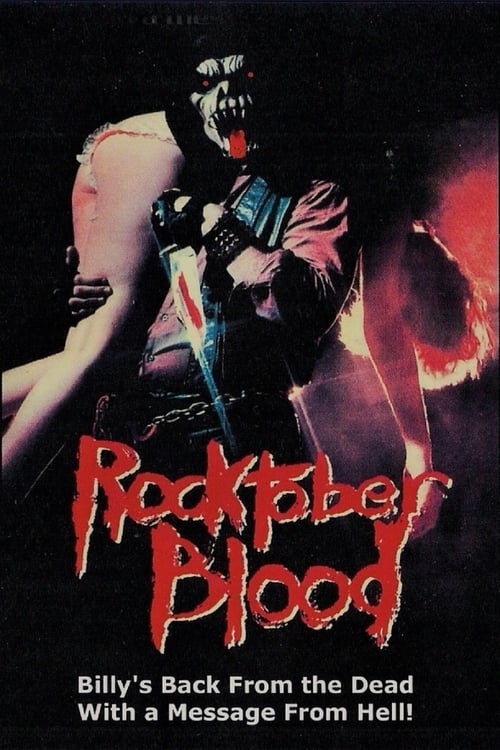 Rocktober Blood - Movie Poster Rocktober Blood - Movie Poster