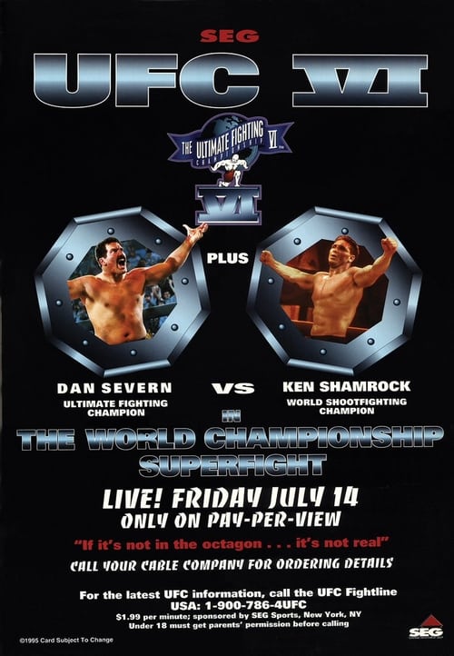 UFC 6: Clash Of The Titans - Movie Poster UFC 6: Clash Of The Titans - Movie Poster