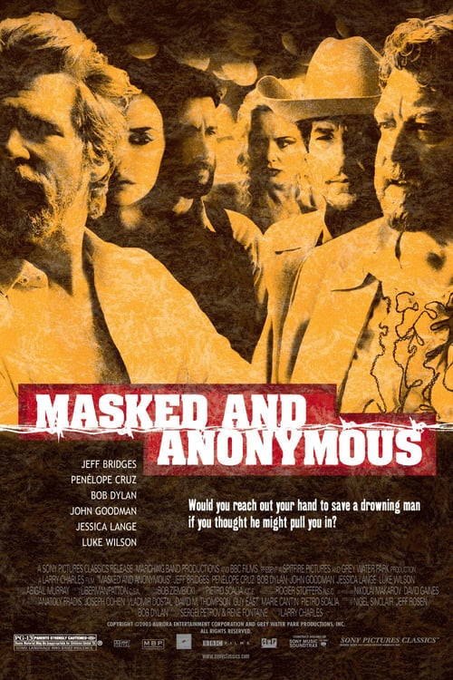 Masked and Anonymous - Movie Poster Masked and Anonymous - Movie Poster