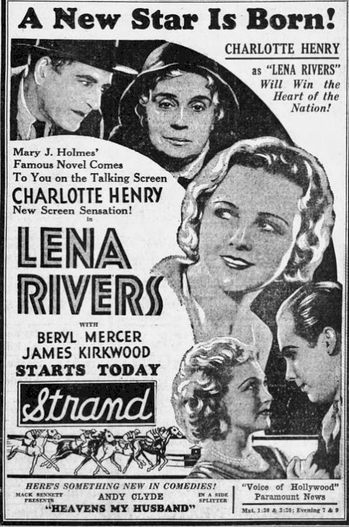 Lena Rivers - Movie Poster Lena Rivers - Movie Poster