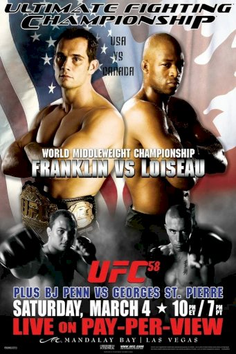 UFC 58: USA vs. Canada - Movie Poster UFC 58: USA vs. Canada - Movie Poster