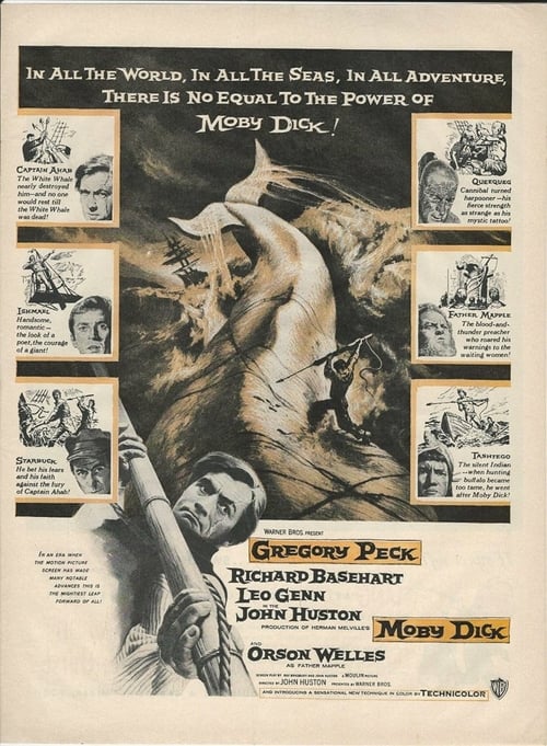 Moby Dick - Movie Poster Moby Dick - Movie Poster