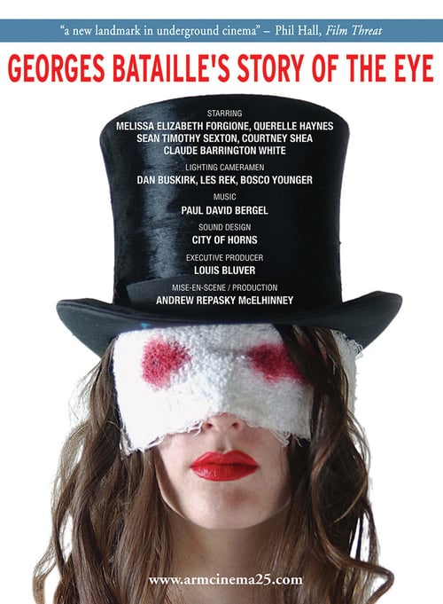 Georges Bataille's Story of the Eye - Movie Poster Georges Bataille's Story of the Eye - Movie Poster