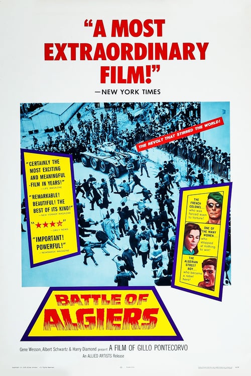 The Battle of Algiers - Movie Poster The Battle of Algiers - Movie Poster