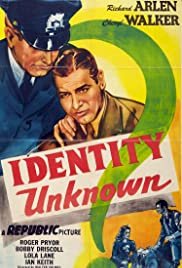 Identity Unknown - Movie Poster Identity Unknown - Movie Poster