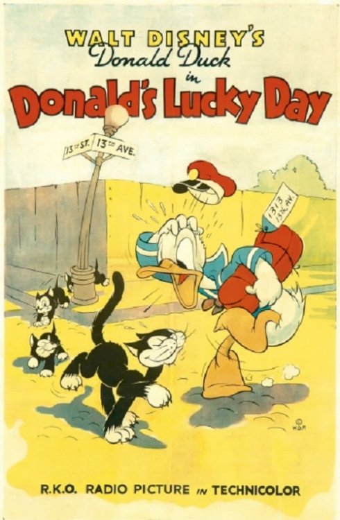 Donald's Lucky Day - Movie Poster Donald's Lucky Day - Movie Poster