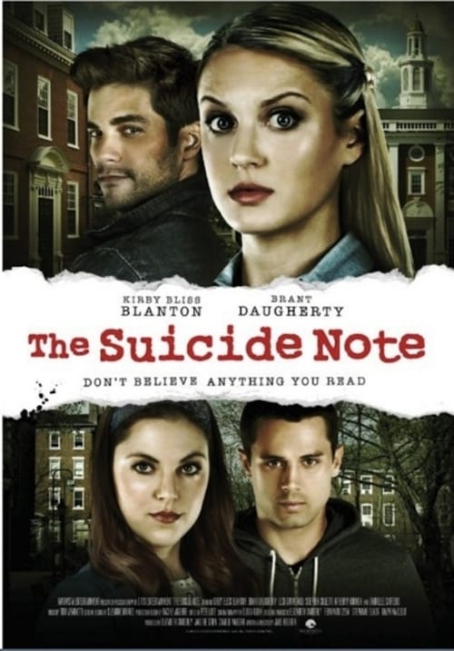 Suicide Note - Movie Poster Suicide Note - Movie Poster