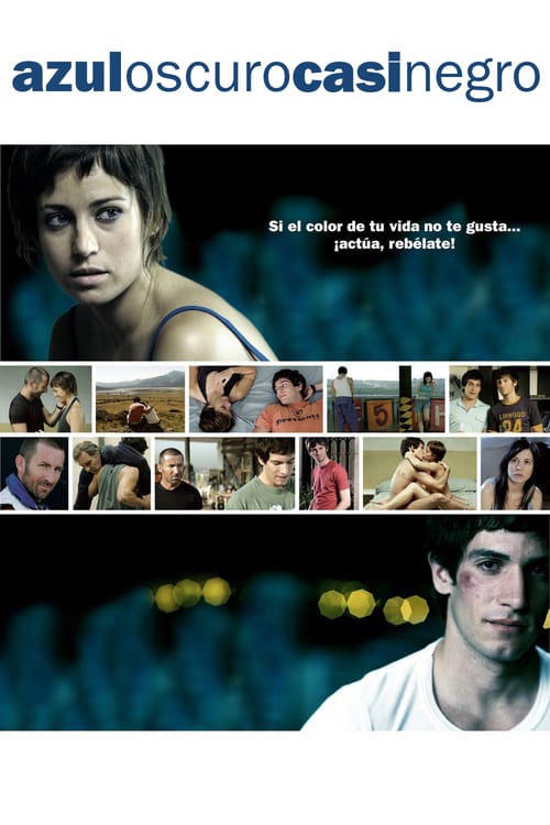 Dark Blue Almost Black - Movie Poster Dark Blue Almost Black - Movie Poster