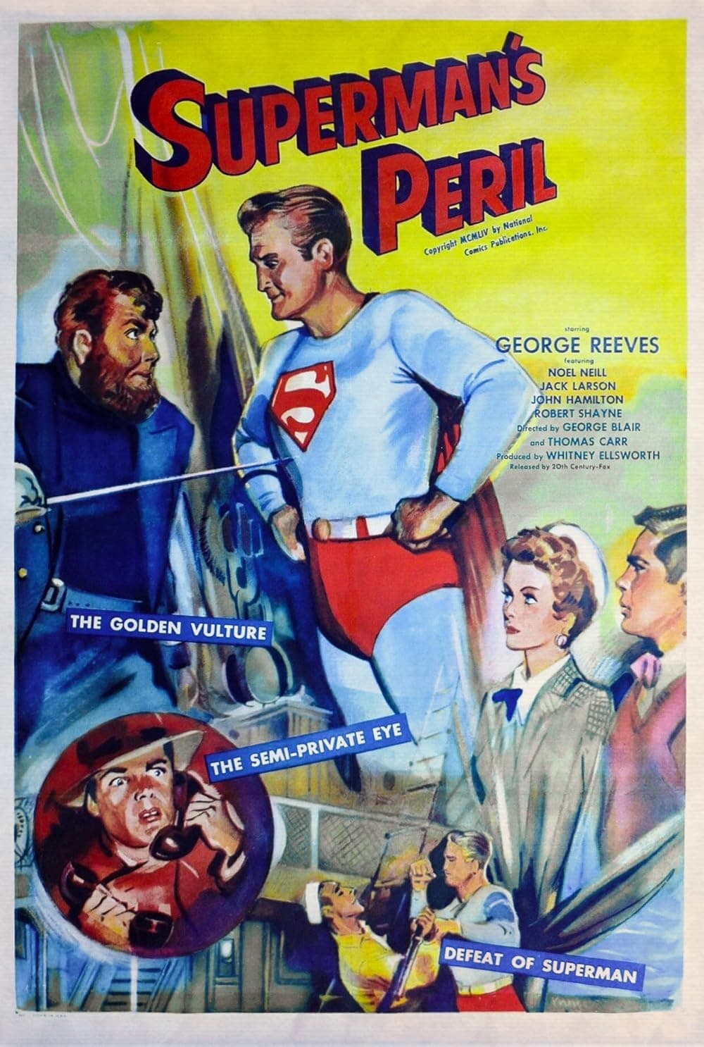 Superman's Peril - Movie Poster Superman's Peril - Movie Poster