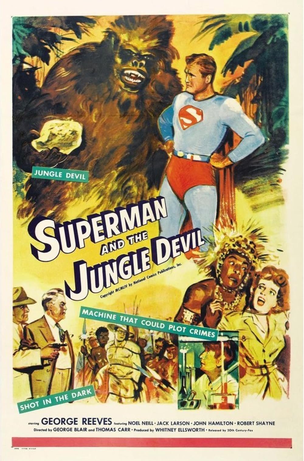 Superman and the Jungle Devil - Movie Poster Superman and the Jungle Devil - Movie Poster