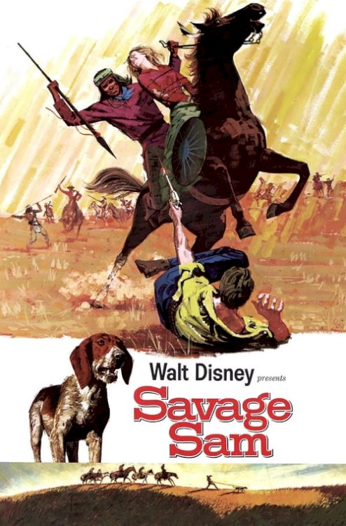 Savage Sam - Movie Poster Savage Sam - Movie Poster