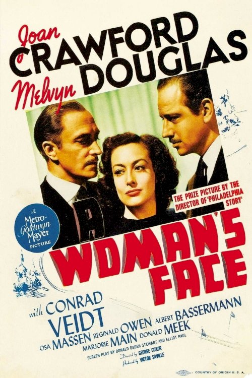 A Woman's Face - Movie Poster A Woman's Face - Movie Poster