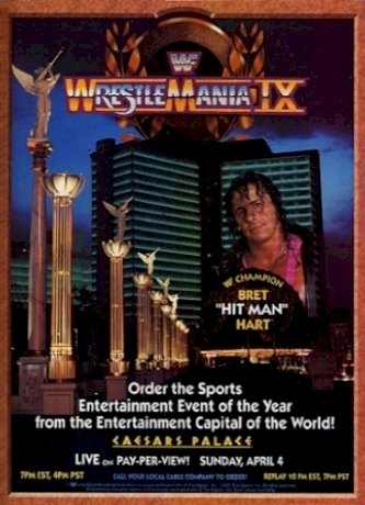 WWE WrestleMania IX - Movie Poster WWE WrestleMania IX - Movie Poster