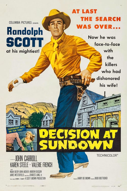 Decision at Sundown - Movie Poster Decision at Sundown - Movie Poster