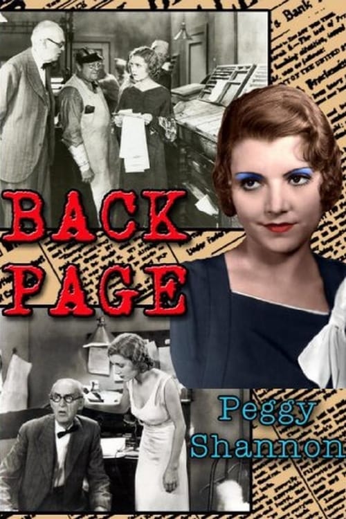 Back Page - Movie Poster Back Page - Movie Poster