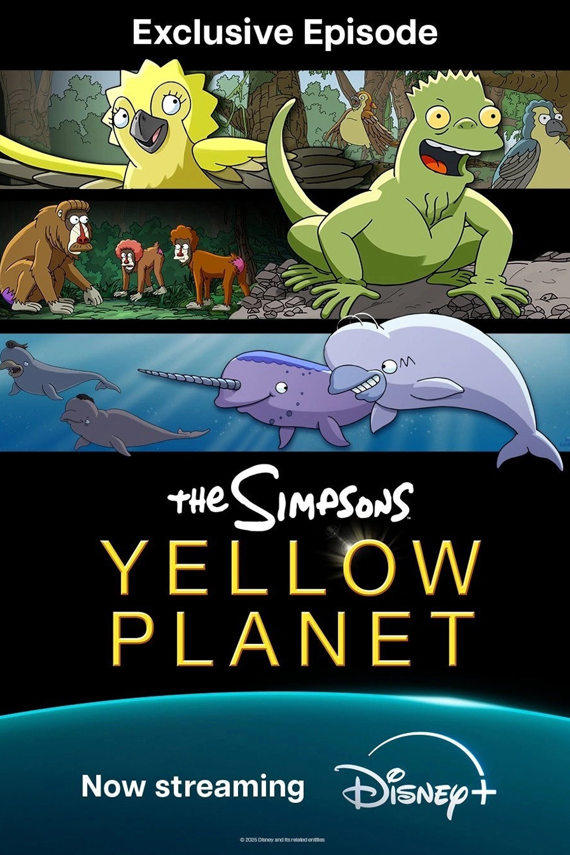 The Simpsons: Yellow Planet - Movie Poster The Simpsons: Yellow Planet - Movie Poster