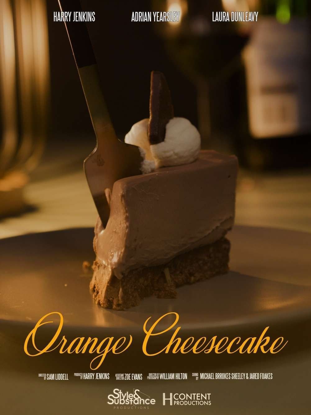 Orange Cheesecake - Movie Poster Orange Cheesecake - Movie Poster