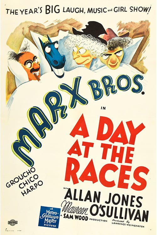 A Day at the Races - Movie Poster A Day at the Races - Movie Poster