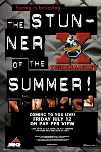 UFC 10: The Tournament - Movie Poster UFC 10: The Tournament - Movie Poster