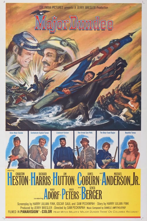 Major Dundee - Movie Poster Major Dundee - Movie Poster