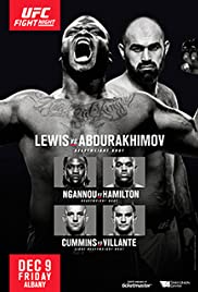 UFC Fight Night 102: Lewis vs. Abdurakhimov - Movie Poster UFC Fight Night 102: Lewis vs. Abdurakhimov - Movie Poster
