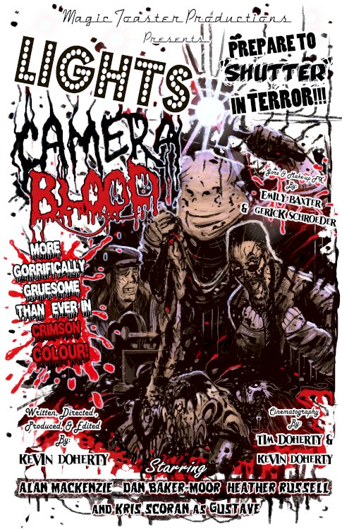 Lights Camera Blood! - Movie Poster Lights Camera Blood! - Movie Poster