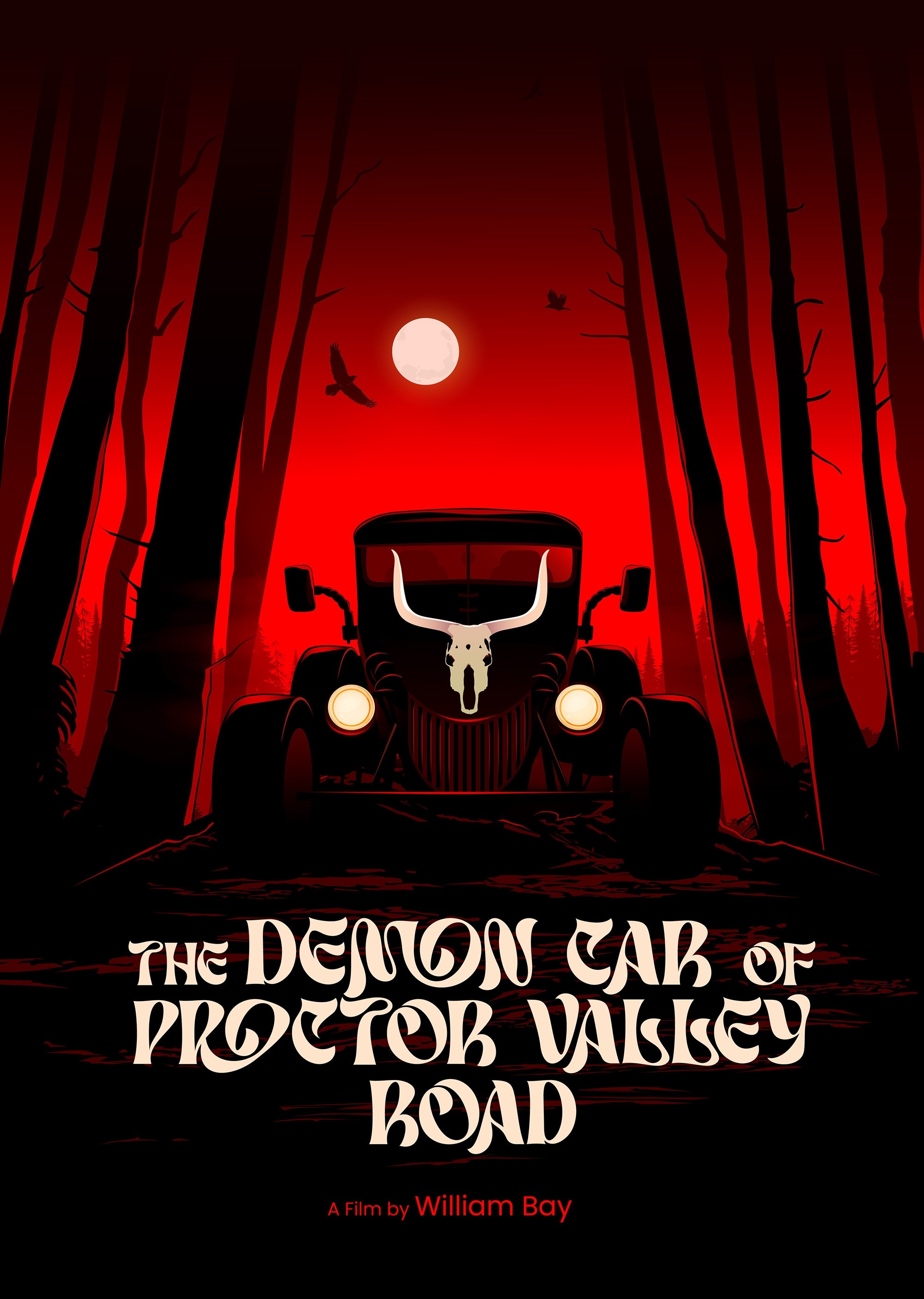 The Demon Car of Proctor Valley Road - Movie Poster The Demon Car of Proctor Valley Road - Movie Poster