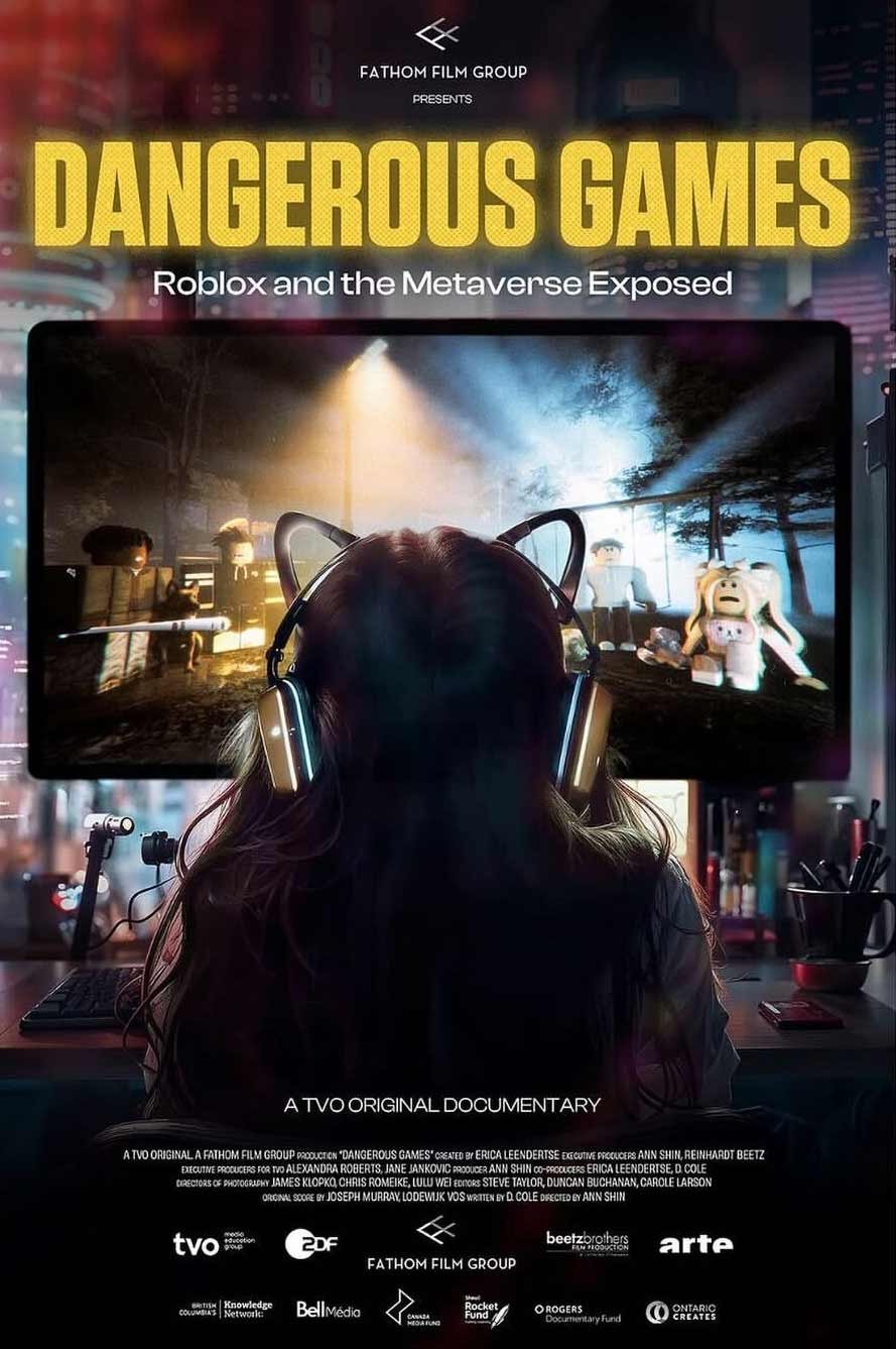 Dangerous Games: Roblox and the Metaverse Exposed - Movie Poster Dangerous Games: Roblox and the Metaverse Exposed - Movie Poster