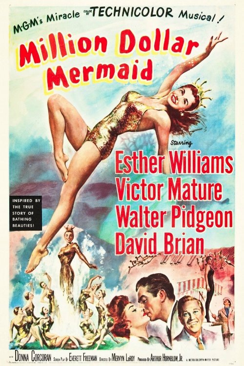 Million Dollar Mermaid - Movie Poster Million Dollar Mermaid - Movie Poster