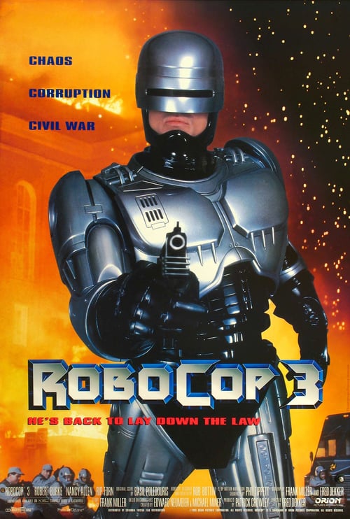 RoboCop 3 - Movie Poster RoboCop 3 - Movie Poster
