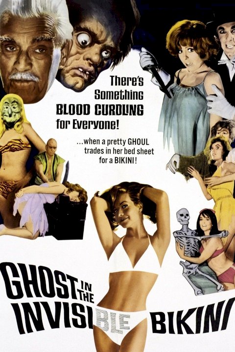 The Ghost in the Invisible Bikini - Movie Poster The Ghost in the Invisible Bikini - Movie Poster