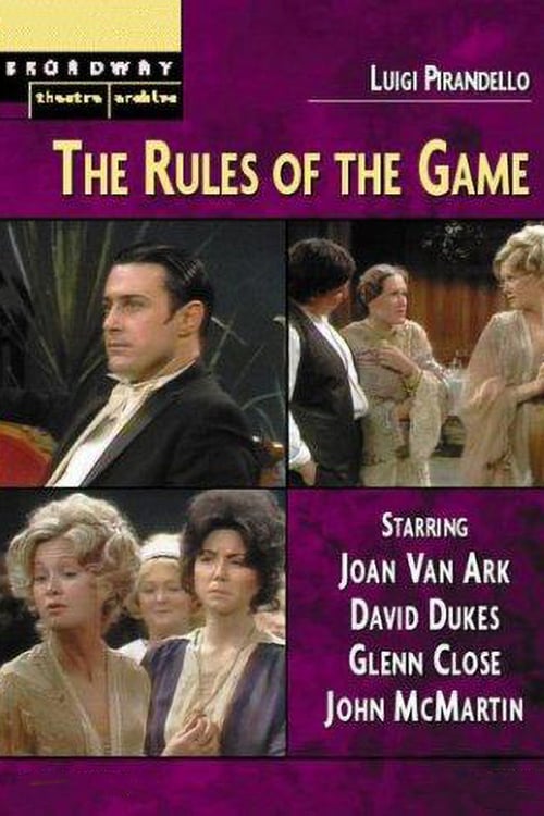 The Rules of the Game - Movie Poster The Rules of the Game - Movie Poster