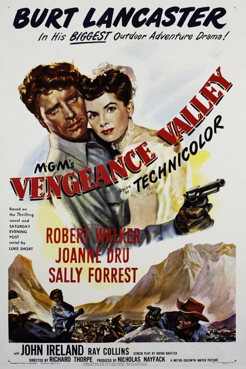 Vengeance Valley - Movie Poster Vengeance Valley - Movie Poster