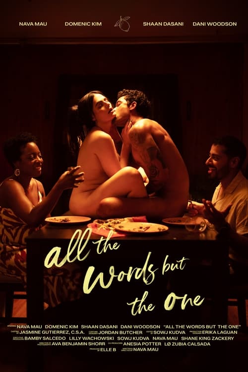 all the words but the one - Movie Poster all the words but the one - Movie Poster