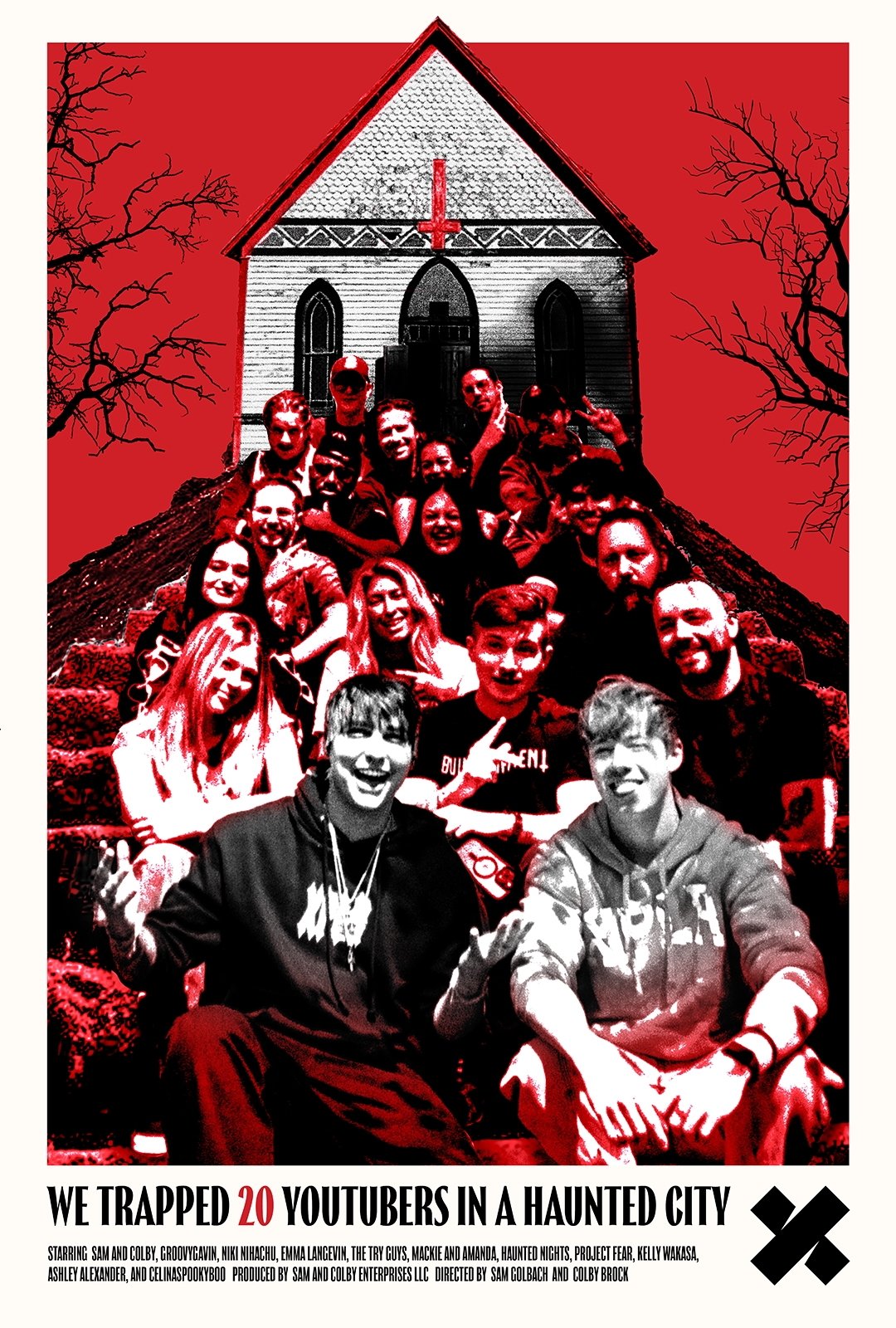 We Trapped 20 YouTubers in a Haunted City - Movie Poster We Trapped 20 YouTubers in a Haunted City - Movie Poster