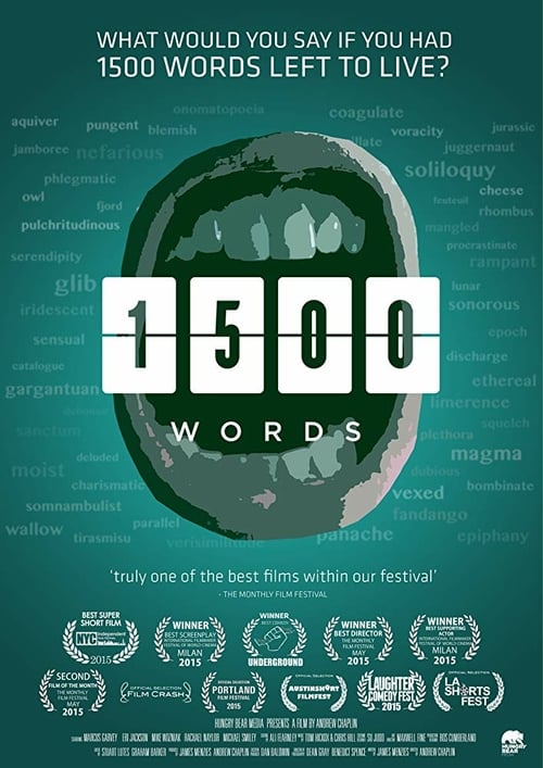 1500 Words - Movie Poster 1500 Words - Movie Poster