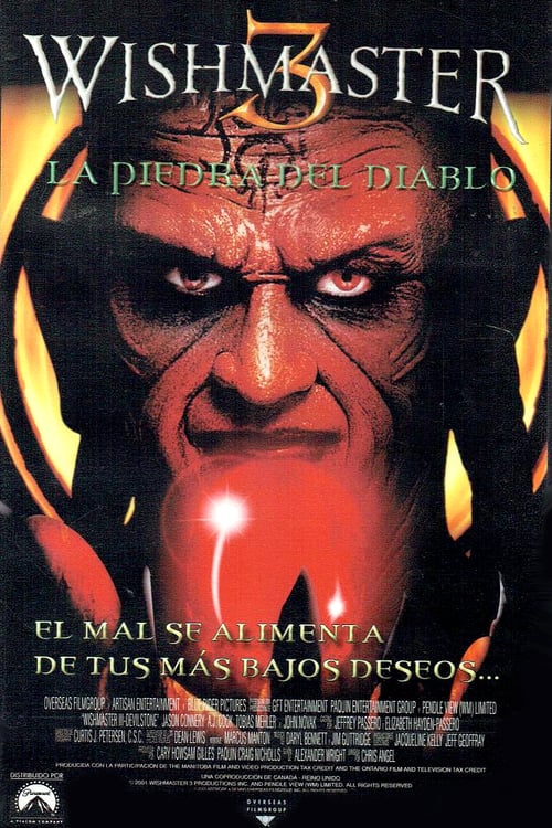 Wishmaster 3: Beyond the Gates of Hell - Movie Poster Wishmaster 3: Beyond the Gates of Hell - Movie Poster