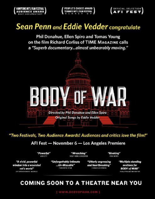 Body of War - Movie Poster Body of War - Movie Poster