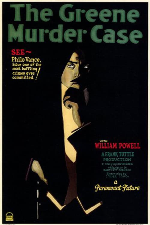 The Greene Murder Case - Movie Poster The Greene Murder Case - Movie Poster
