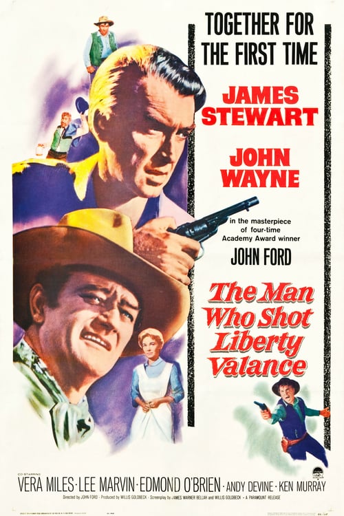The Man Who Shot Liberty Valance - Movie Poster The Man Who Shot Liberty Valance - Movie Poster