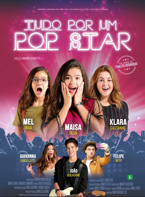Tudo por um Pop Star - Movie Poster Tudo por um Pop Star - Movie Poster